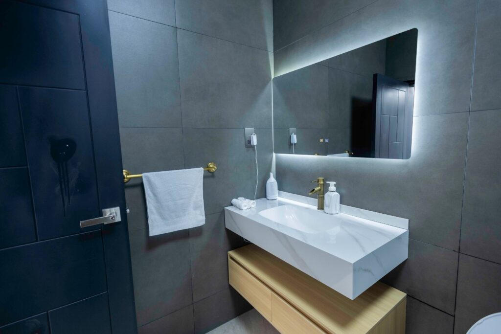 Aquarion premium room overlooking the pool in Mbarara