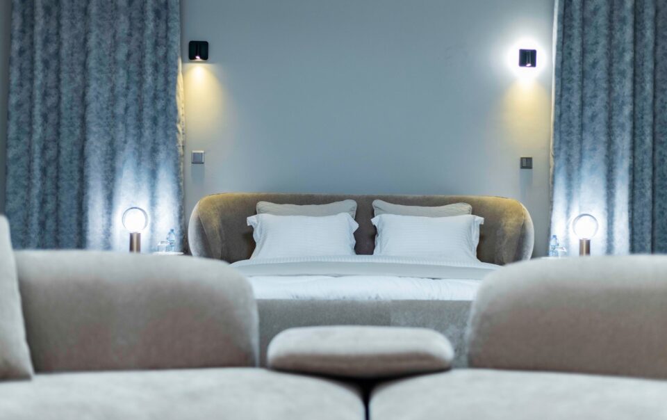 Tranquil Elysium bedroom at Utoppian Airbnb rooms Mbarara
