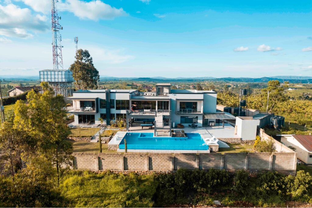 Exterior view of Utoppian, a luxury private villa in Mbarara, Western Uganda