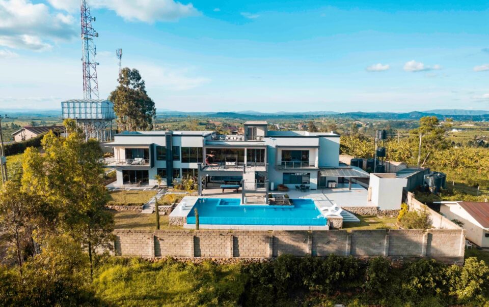 Exterior view of Utoppian, a luxury private villa in Mbarara, Western Uganda