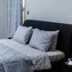 Zyphoria suite bed and seating at Mbarara holiday home rental